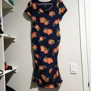 Midi Dress by Isabel Maternity Navy Blue Medium